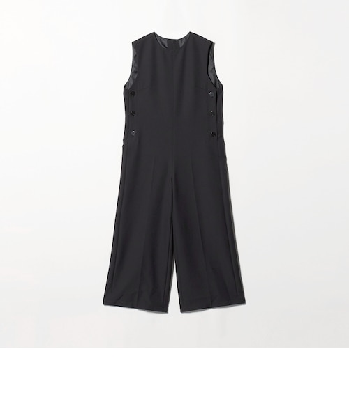 レザーライク サロペット パンツ‐ウォッシャブル‐　ユナイテッドアローズ レザーライク サロペット パンツ‐ウォッシャブル‐