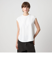 ＜ASTRAET＞テンジク クルーネック ノースリーブTシャツ