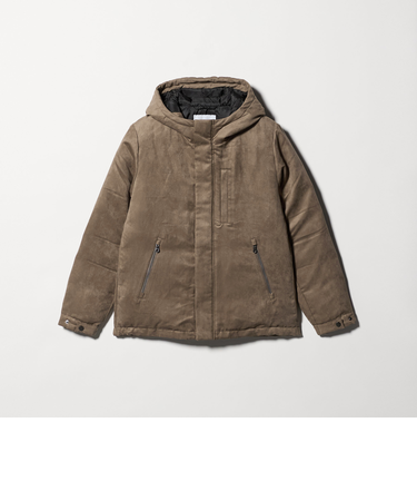 スエードライク ダウンブルゾン<A DAY IN THE LIFE>