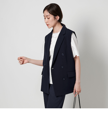 drapy テーラード ベスト