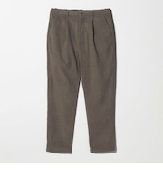 トリコット コーデュロイ 1プリーツ イージーパンツ-ストレッチ-＜A DAY IN THE LIFE＞