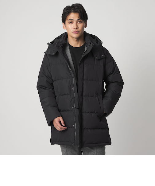 フーデッド ミドル ダウンブルゾン-撥水・防風-<A DAY IN THE LIFE>