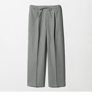 裏起毛 ピンヘッド イージ テーパードパンツ ‐ウォッシャブル‐＜A DAY IN THE LIFE＞