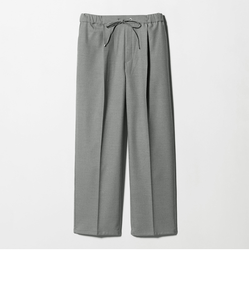 裏起毛 ピンヘッド イージ テーパードパンツ ‐ウォッシャブル‐＜A DAY IN THE LIFE＞