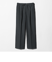 裏起毛 ピンヘッド イージ テーパードパンツ ‐ウォッシャブル‐＜A DAY IN THE LIFE＞