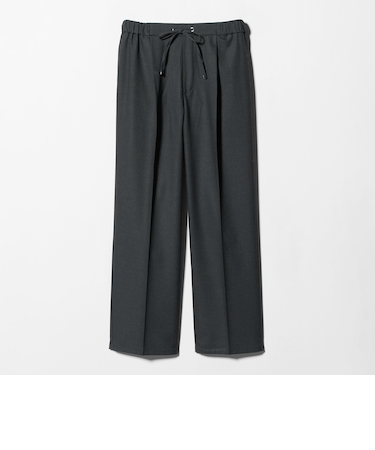 裏起毛 ピンヘッド イージ テーパードパンツ ‐ウォッシャブル‐<A DAY IN THE LIFE>