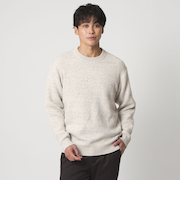 ミドルゲージ カラーネップ ニット-ウォッシャブル-＜A DAY IN THE LIFE＞