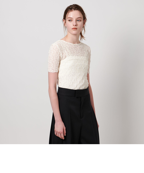 ＜ASTRAET＞ レース バックオープン カットソー