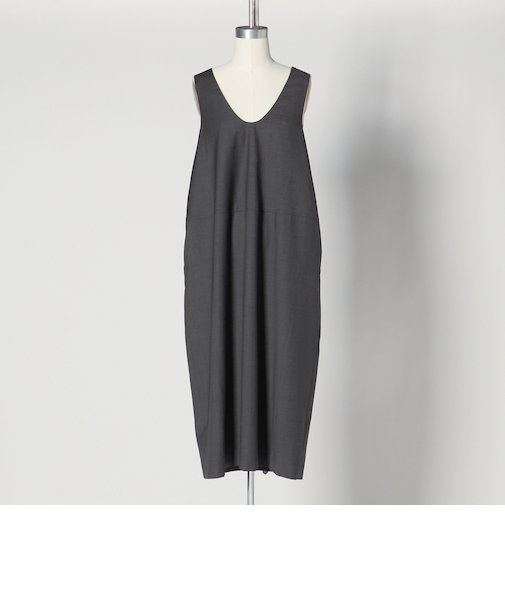 ＜LOEFF＞トロピカルウール バルーン ドレス