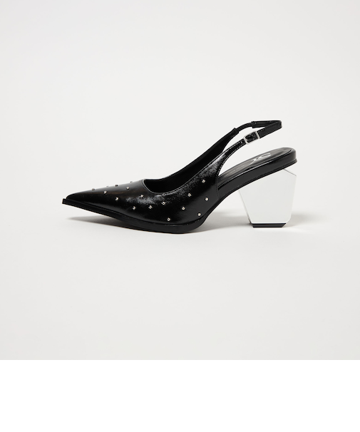 ＜SY＞デコヒールバックベルト パンプス75●↑