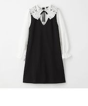 ポンチ レースエリ ワンピース / キッズ 140cm-160cm