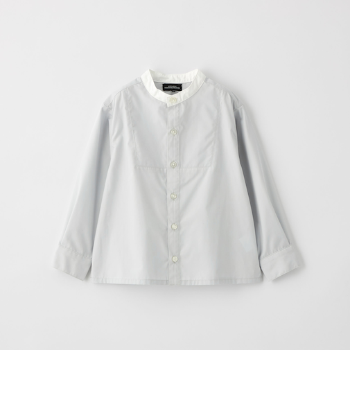 バンドカラー シャツ ロングスリーブ / キッズ 100cm-130cm