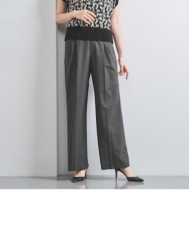 2タック ワイドパンツ