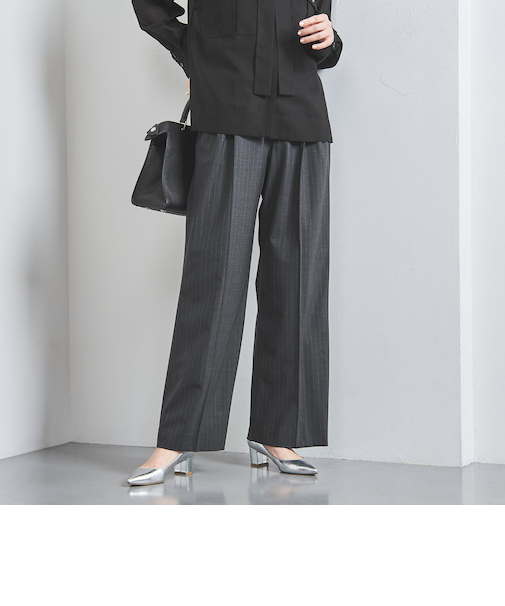 2タック ワイドパンツ