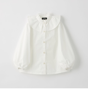 フリル ブラウス ロングスリーブ / キッズ 100cm-130cm