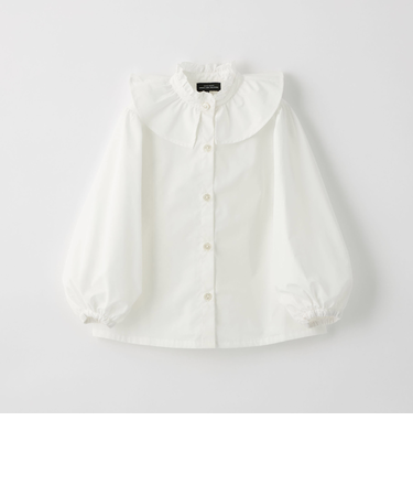 フリル ブラウス ロングスリーブ / キッズ 100cm-130cm