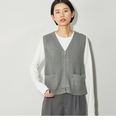 ＜CITEN＞エッセンシャルニットベスト