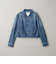 ＜ASTRAET＞11.5オンス ジップ デニムブルゾン