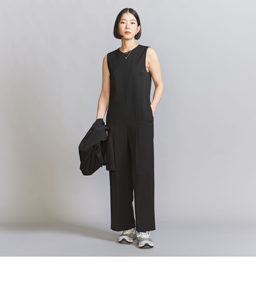 【Wardrobe DAILY MINIMAL】ダブルクロス オールインワン -ウォッシャブル-