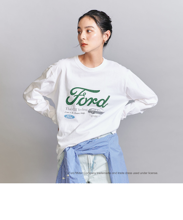 【別注】<GOOD ROCK SPEED>FORD ロングスリーブ Tシャツ