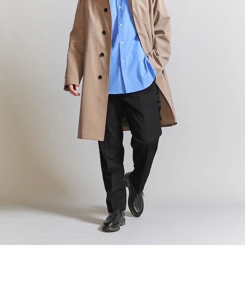 1プリーツ イージー スラックス ‐ストレッチ‐