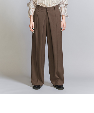フロントタック ワイドパンツ
