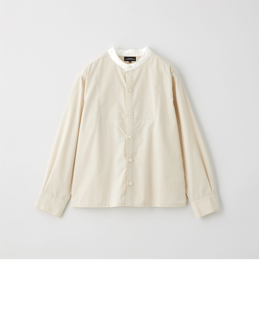 バンドカラー シャツ ロングスリーブ / キッズ 140cm-160cm