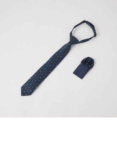 ネクタイチーフセット/ ドット ML