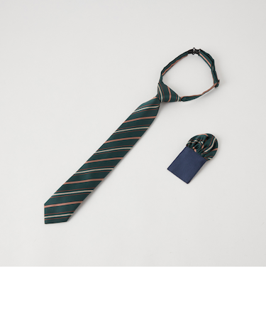 ネクタイチーフセット/ ストライプ ML