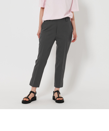 クロップド スリット パンツ