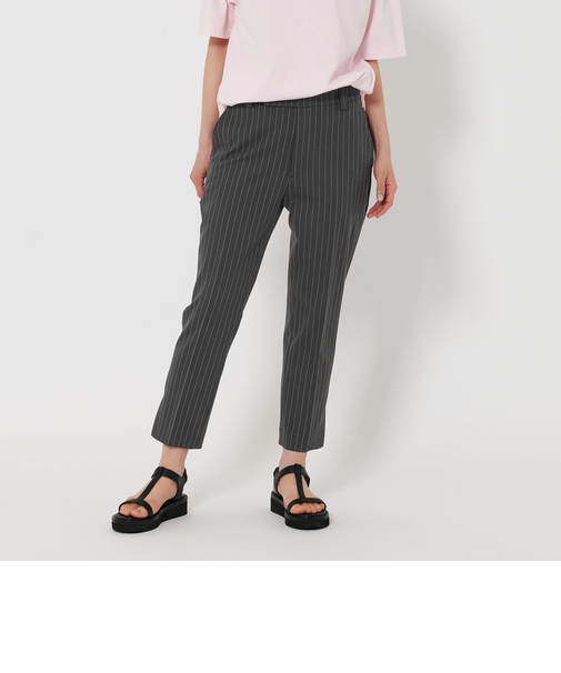 クロップド スリット パンツ