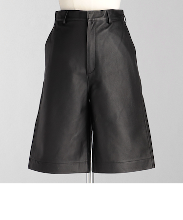 ＜LOEFF＞ラムレザー キュロット