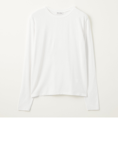 ＜EMMEL REFINES＞EM ベアテン クルーネック ロングスリーブ カットソー