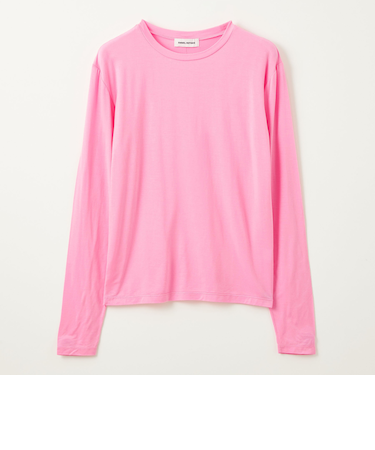 ＜EMMEL REFINES＞EM ベアテン クルーネック ロングスリーブ カットソー