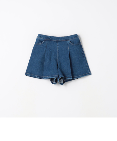 ストレッチデニム キュロット / キッズ  100cm-160cm - ストレッチ -