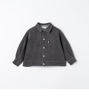 ストレッチ デニムブルゾン / キッズ  100cm-160cm - ストレッチ -