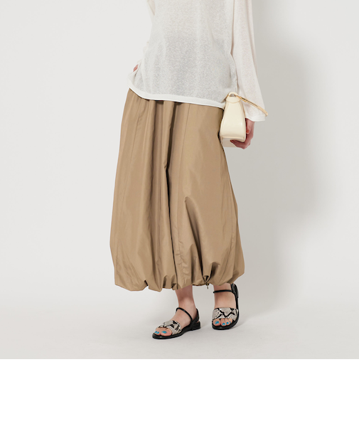 タフタ バルーンスカート -ウォッシャブル-