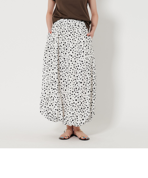 タフタ バルーンスカート -ウォッシャブル-