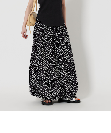 タフタ バルーンスカート -ウォッシャブル-