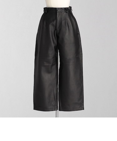 ＜LOEFF＞ラムレザー パンツ