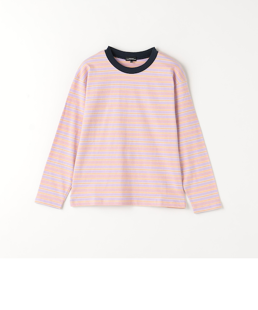 マルチボーダー プルオーバー ロングスリーブ / キッズ 140cm-160cm