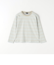 マルチボーダー プルオーバー ロングスリーブ / キッズ  100cm-130cm