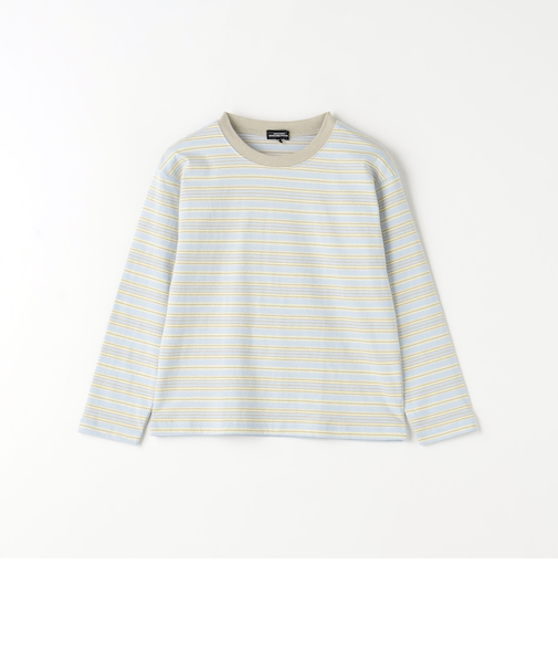 マルチボーダー プルオーバー ロングスリーブ / キッズ  100cm-130cm