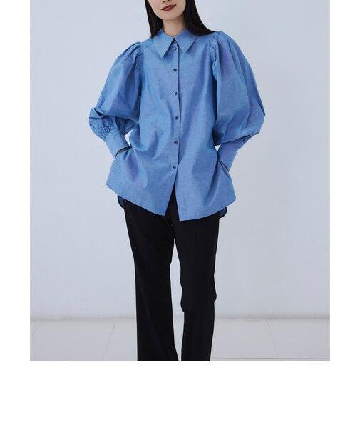 ＜EMMEL REFINES＞EM パフショルダー シャツ