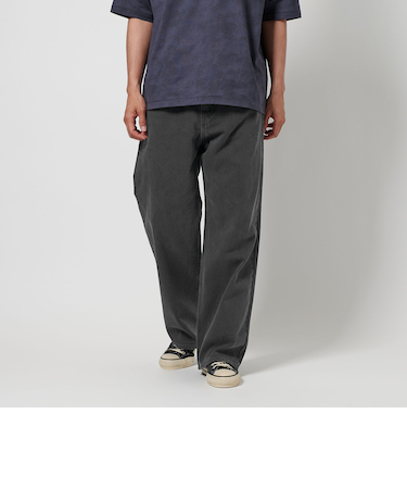 フェード ピケ 5ポケット ストレート パンツ