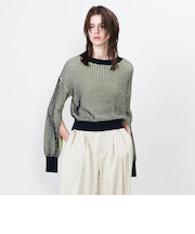 ＜ASTRAET＞5G ソデスリット ニット