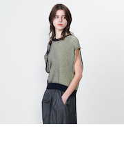 ＜ASTRAET＞5G クルーネック ノースリーブニット