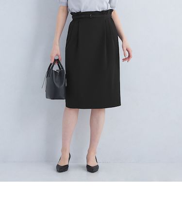 サラフール ベルト タイト スカート -マシンウォッシャブル・ストレッチ・UVカット-
