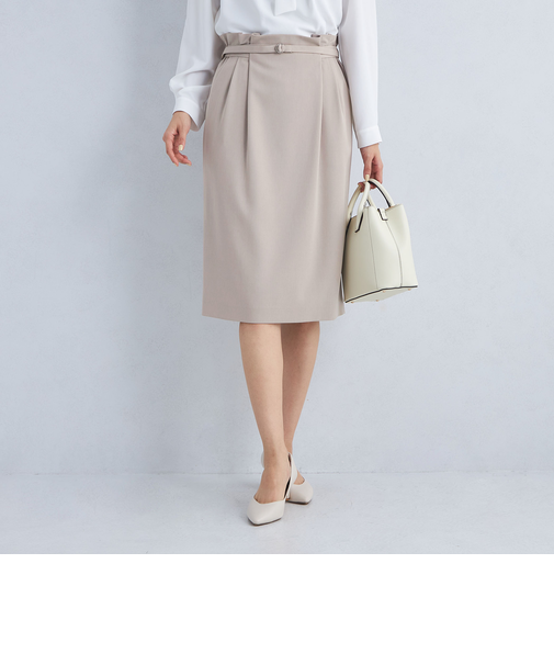 サラフール ベルト タイト スカート -マシンウォッシャブル・ストレッチ・UVカット-
