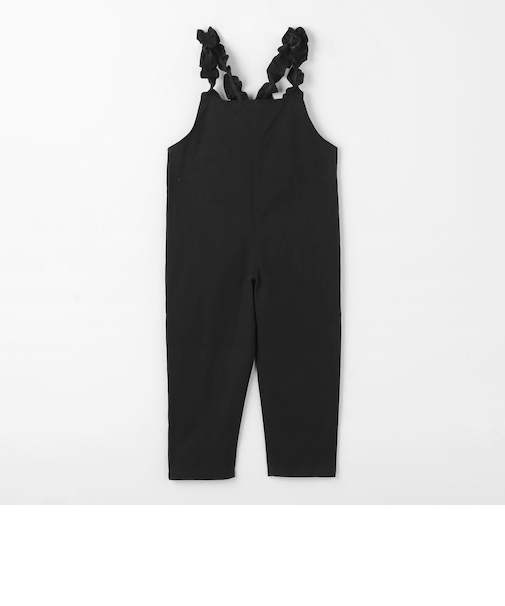 【別注】＜Pluckys＞サロペット（ブラック） / キッズ  100cm-130cm